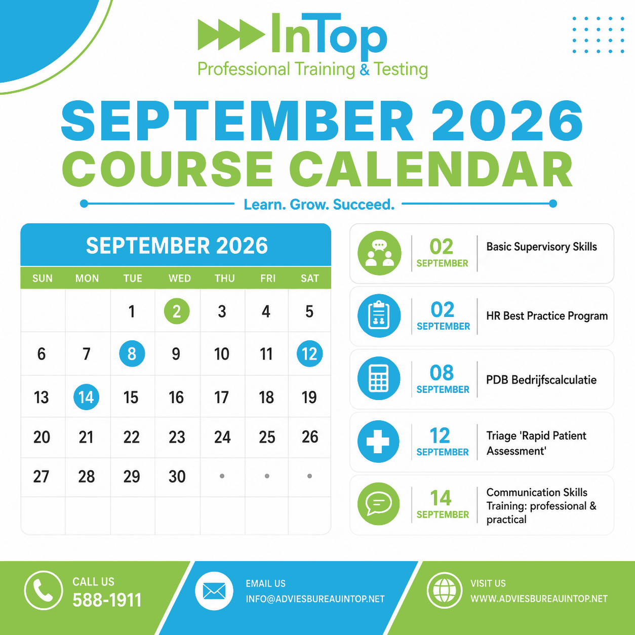 InTop Aruba - Professional Training & Testing Facebook ad