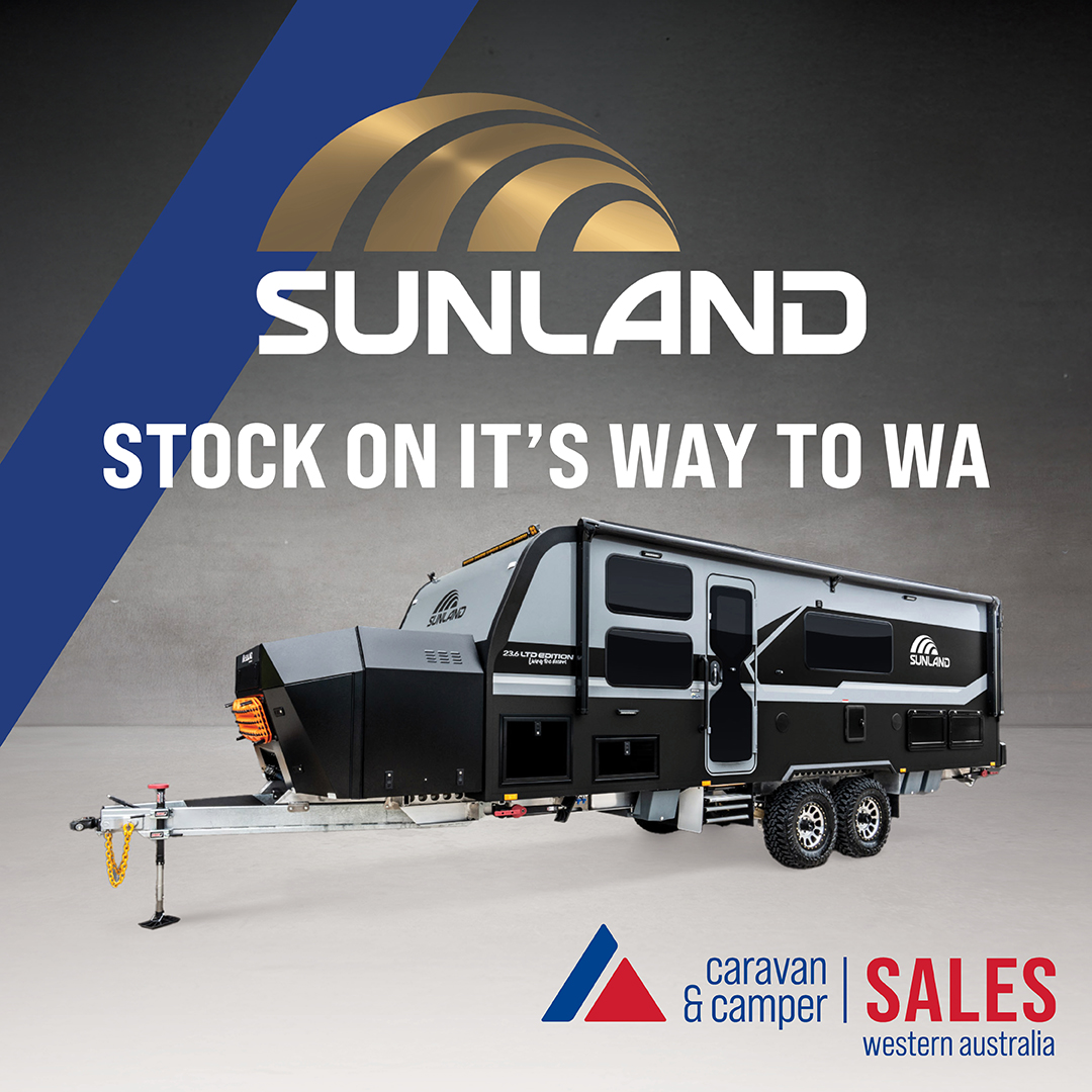 Caravan and Camper Sales Western Australia Facebook ad: Find the van that suits your camping style…