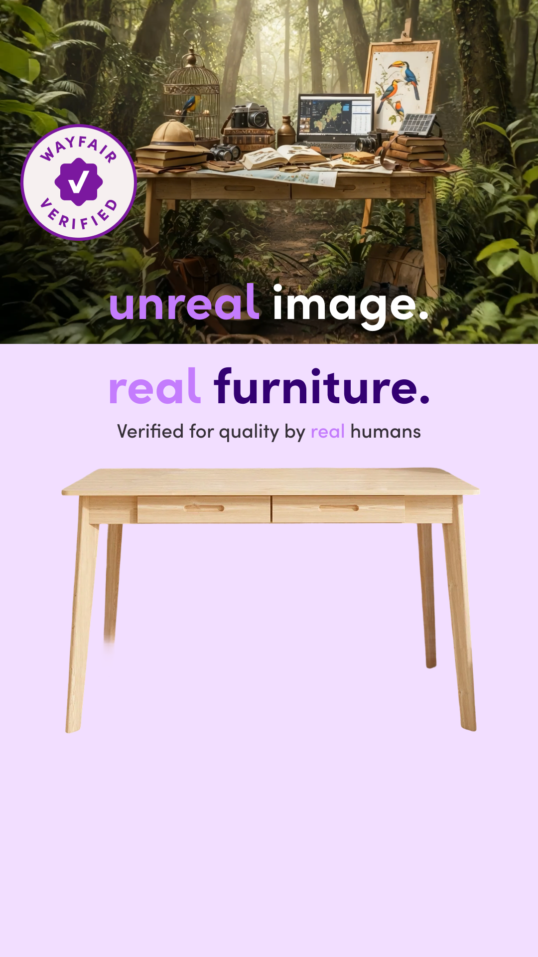 Wayfair Facebook ad