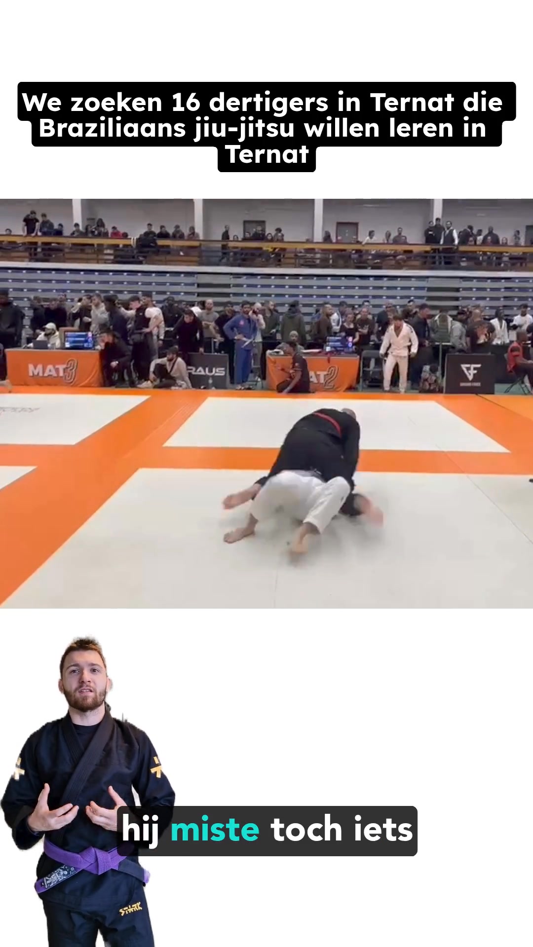 Stark Ternat Brazilian Jiu Jitsu Facebook ad from Dec 10, 2025