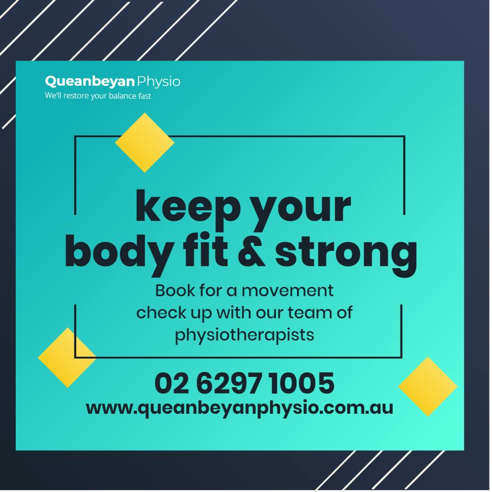 Queanbeyan Physiotherapy | Canberra Sports Physio Facebook ad: BE READY FOR ANYTHING.
