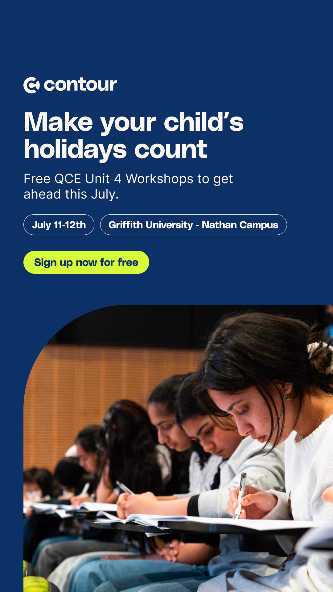 Contour Education Facebook ad