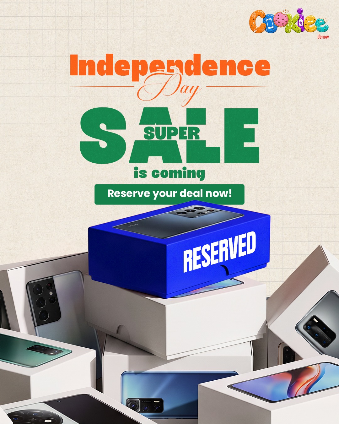 Cookiee Facebook ad: Cookiee Store, Buy Mobile Phones & Tech Accessories Online