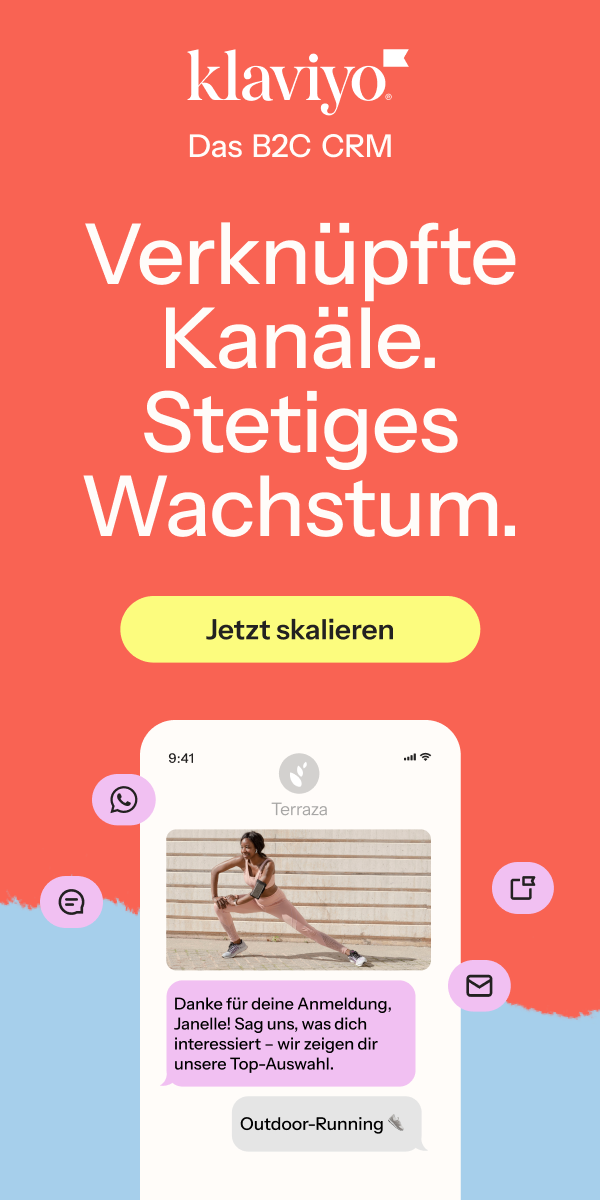 Klaviyo Facebook ad