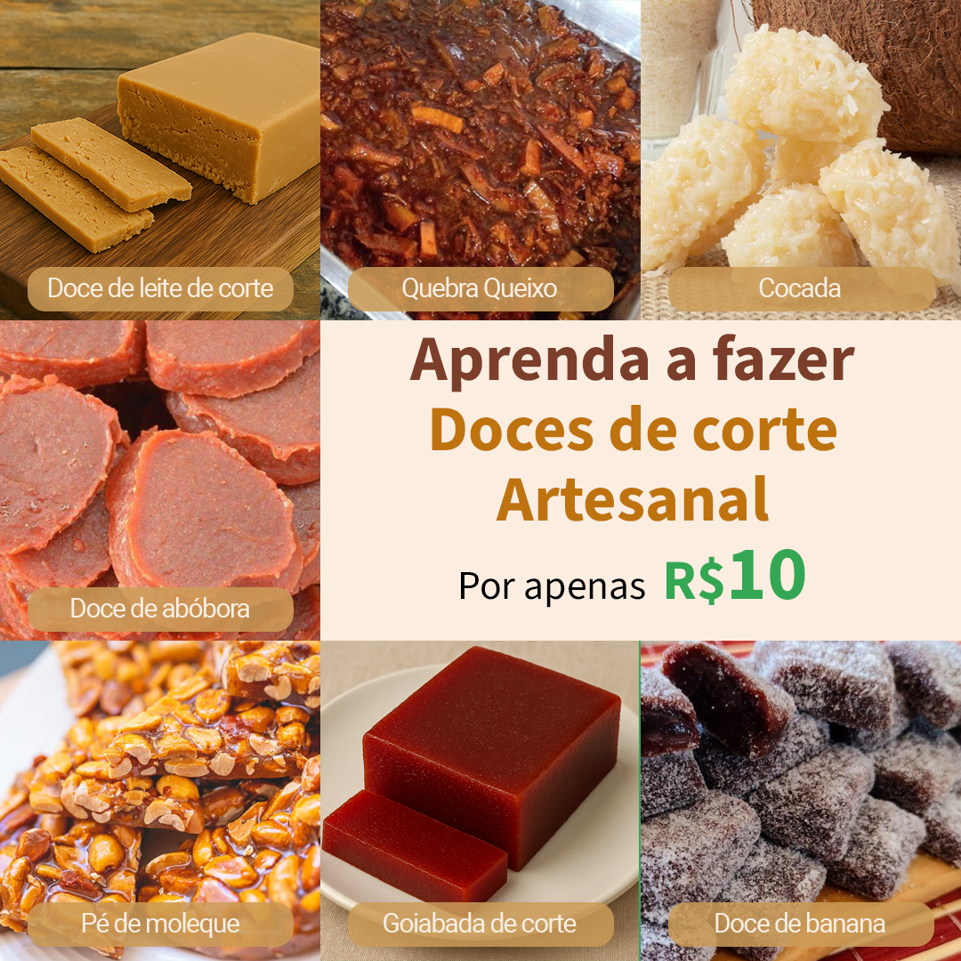 Instituto Maga Facebook ad: Aprenda a fazer doces de corte por apenas R$10