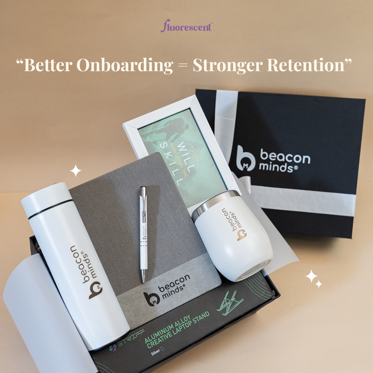 Fluorescent Studio Facebook ad: Luxury Gifts for Clients