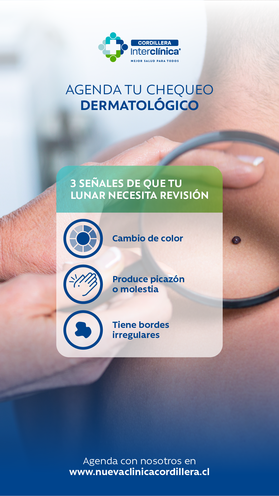 Nueva Clínica Cordillera Facebook ad from May 20, 2026