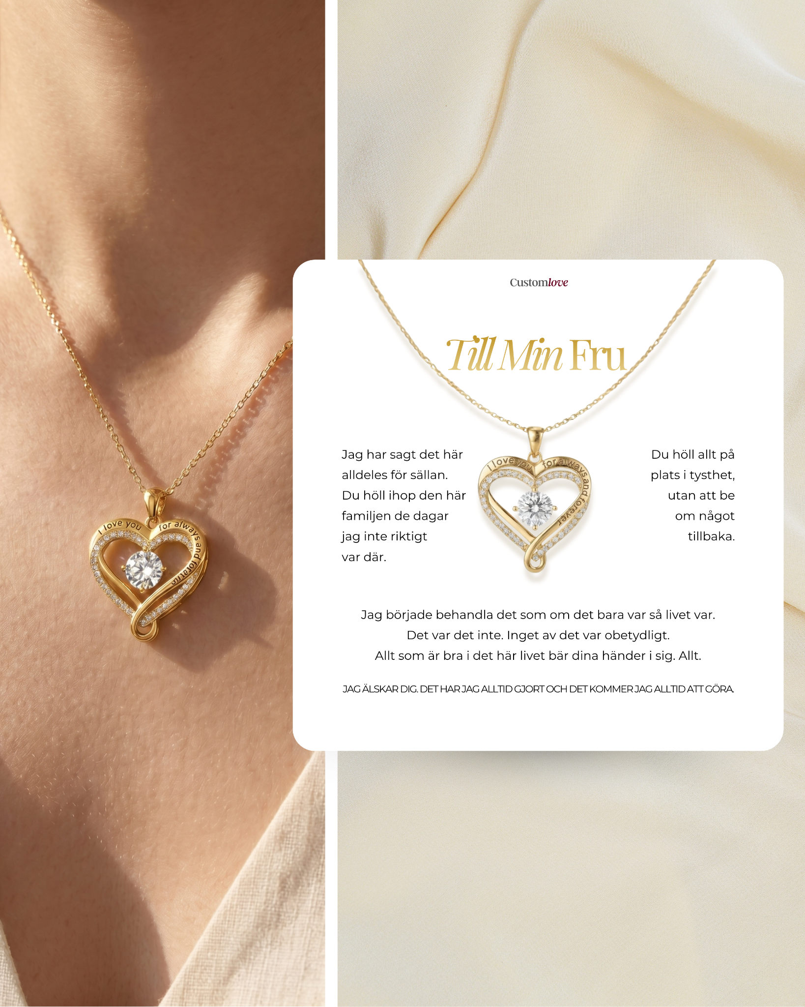 Customlove Facebook ad