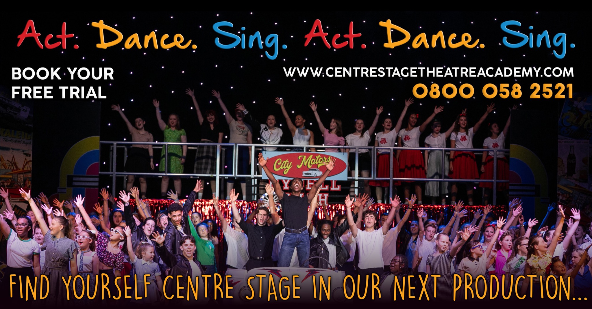 Centre Stage Theatre Academy Facebook ad
