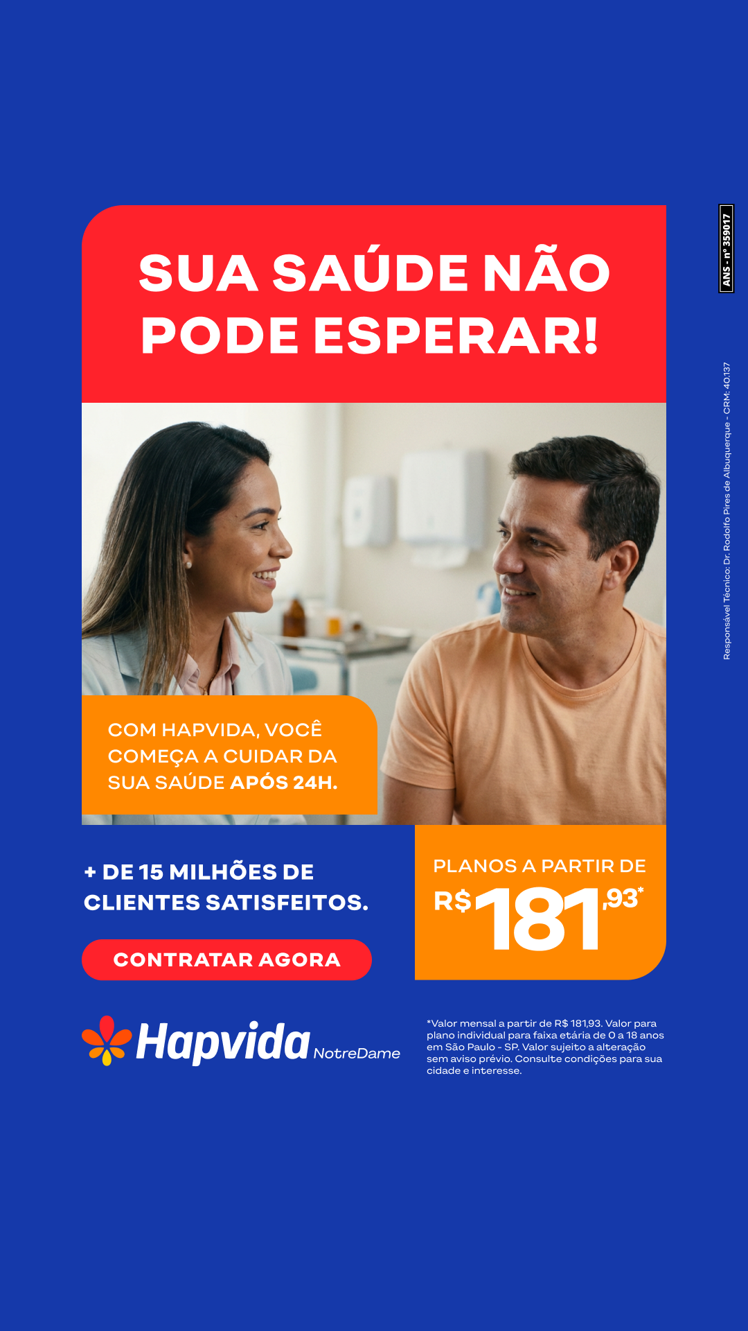 Hapvida Saúde Facebook ad