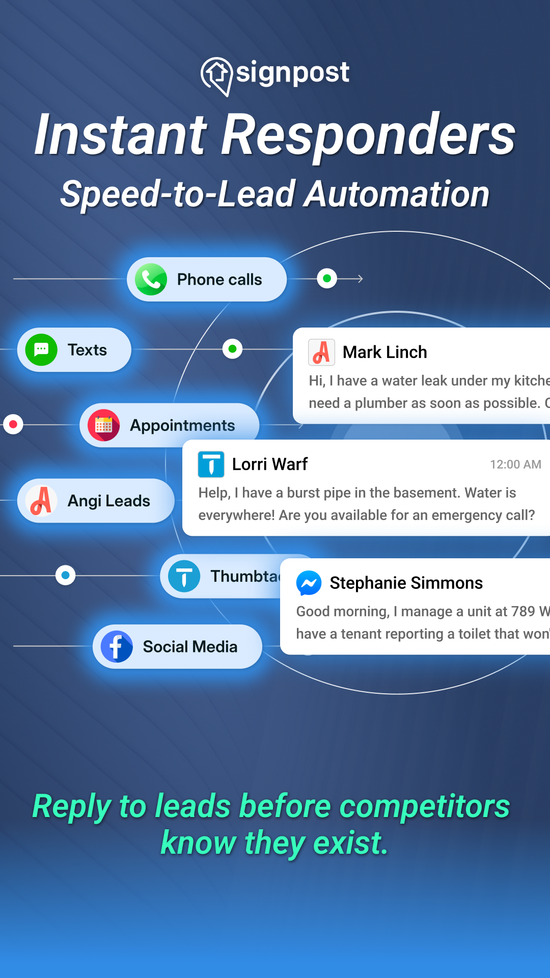 Signpost Facebook ad