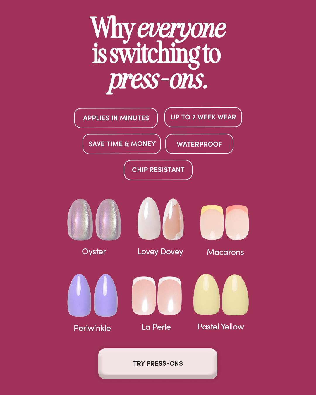 Glamnetic Facebook ad