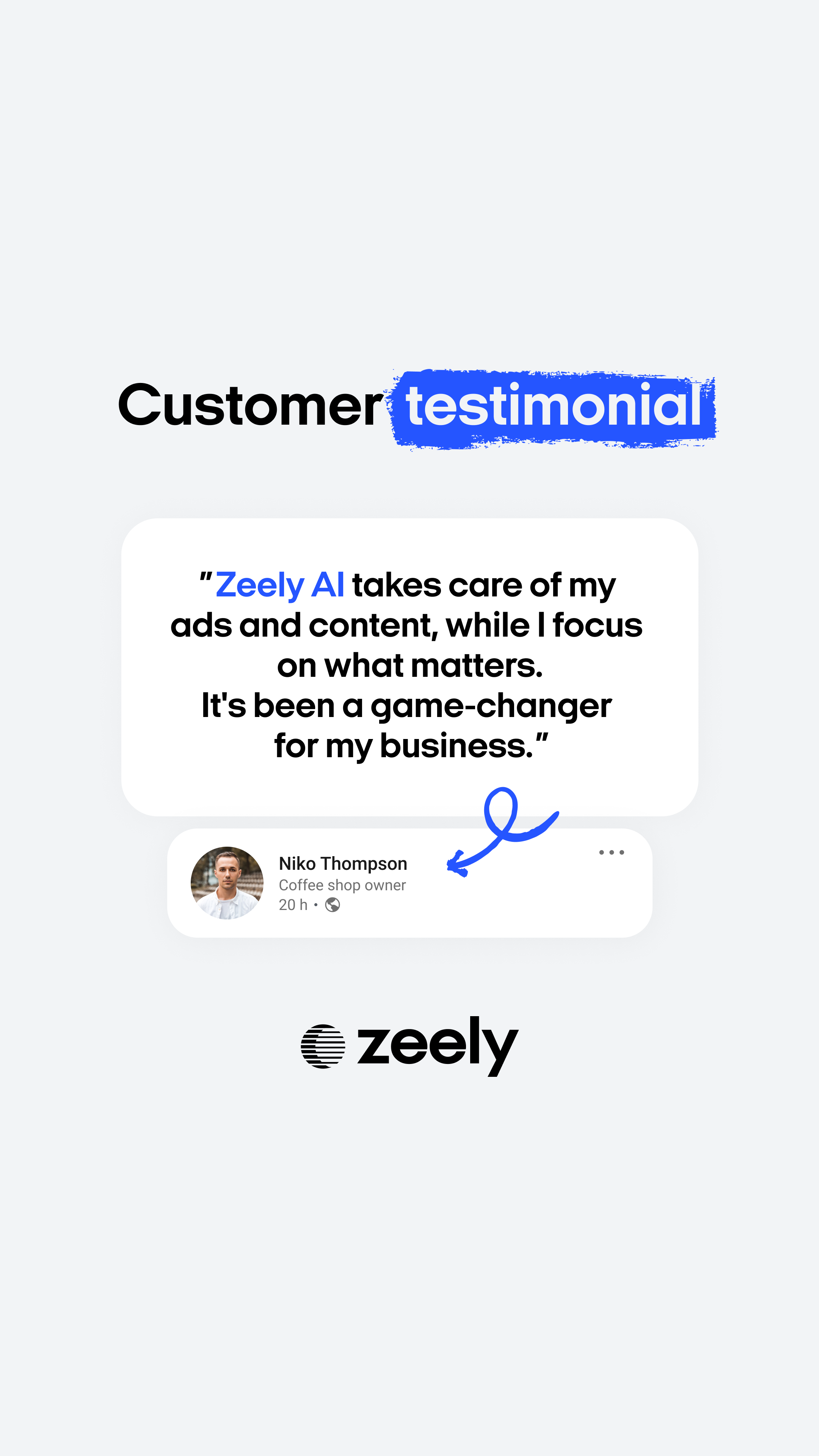 Zeely Facebook ad