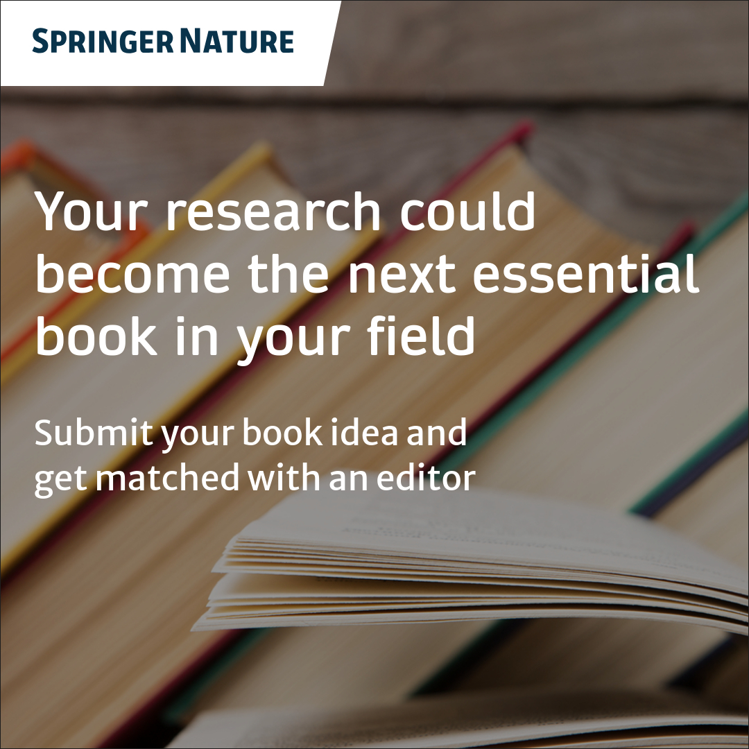 Springer Nature Facebook ad: Become a Book Author
