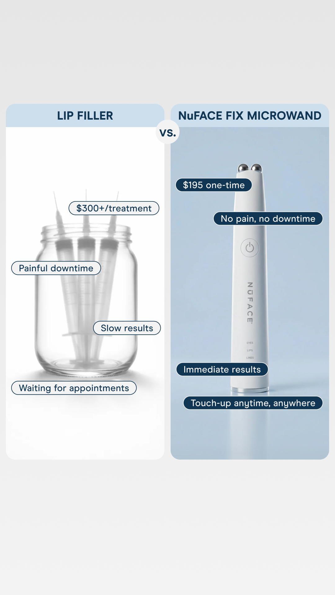 NuFACE Facebook ad