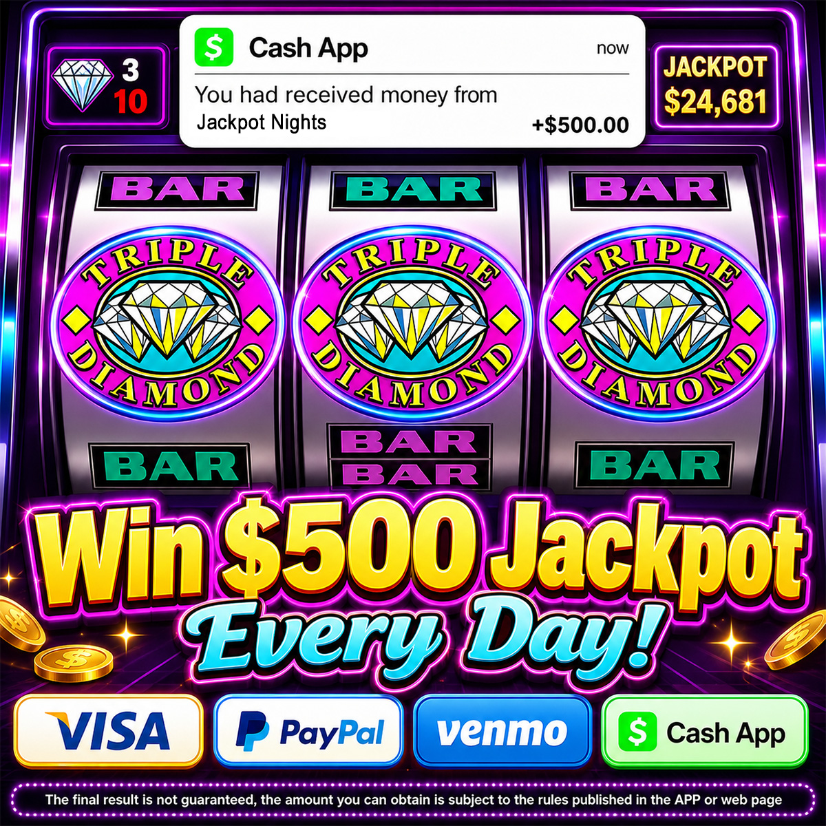 Bruno Reels Casino Facebook ad