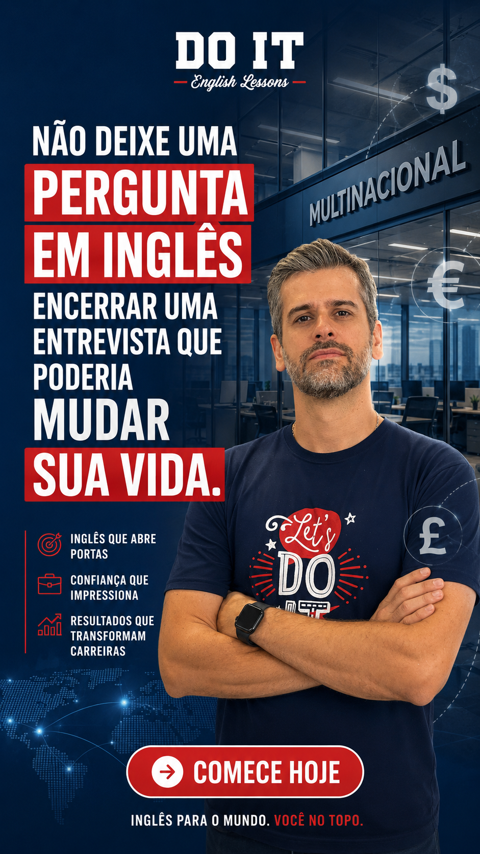 Do It - English Lessons Facebook ad: Converse conosco