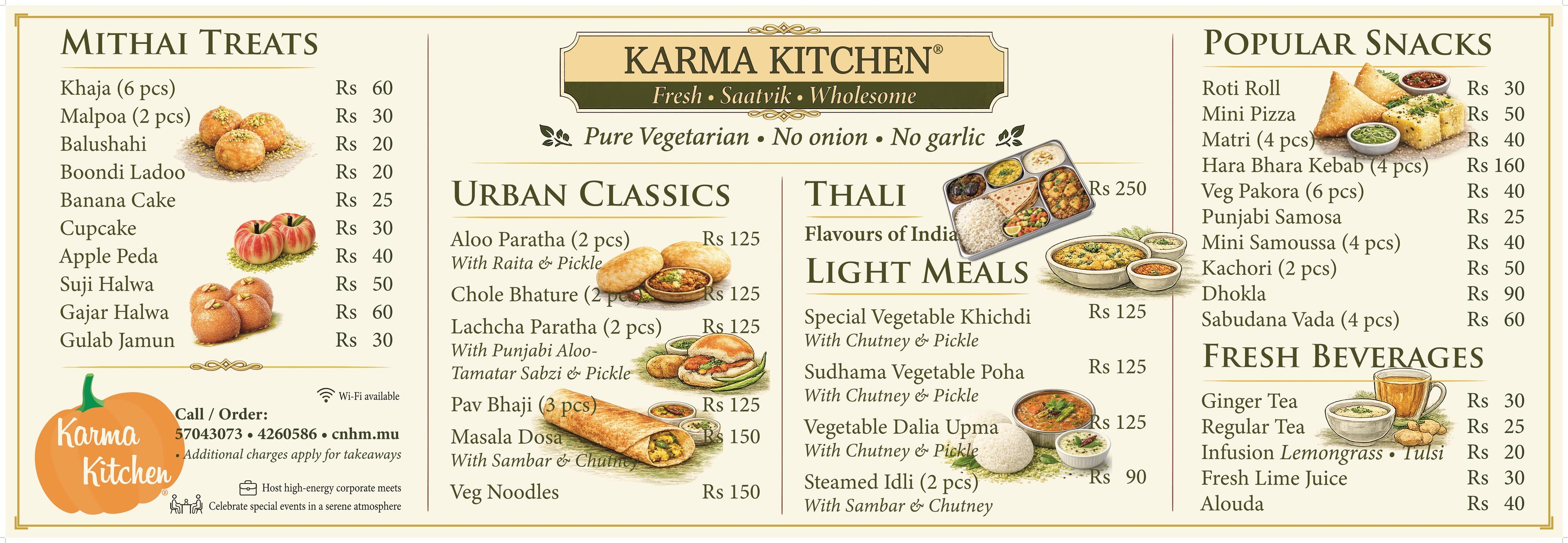 Karma Kitchen Facebook ad