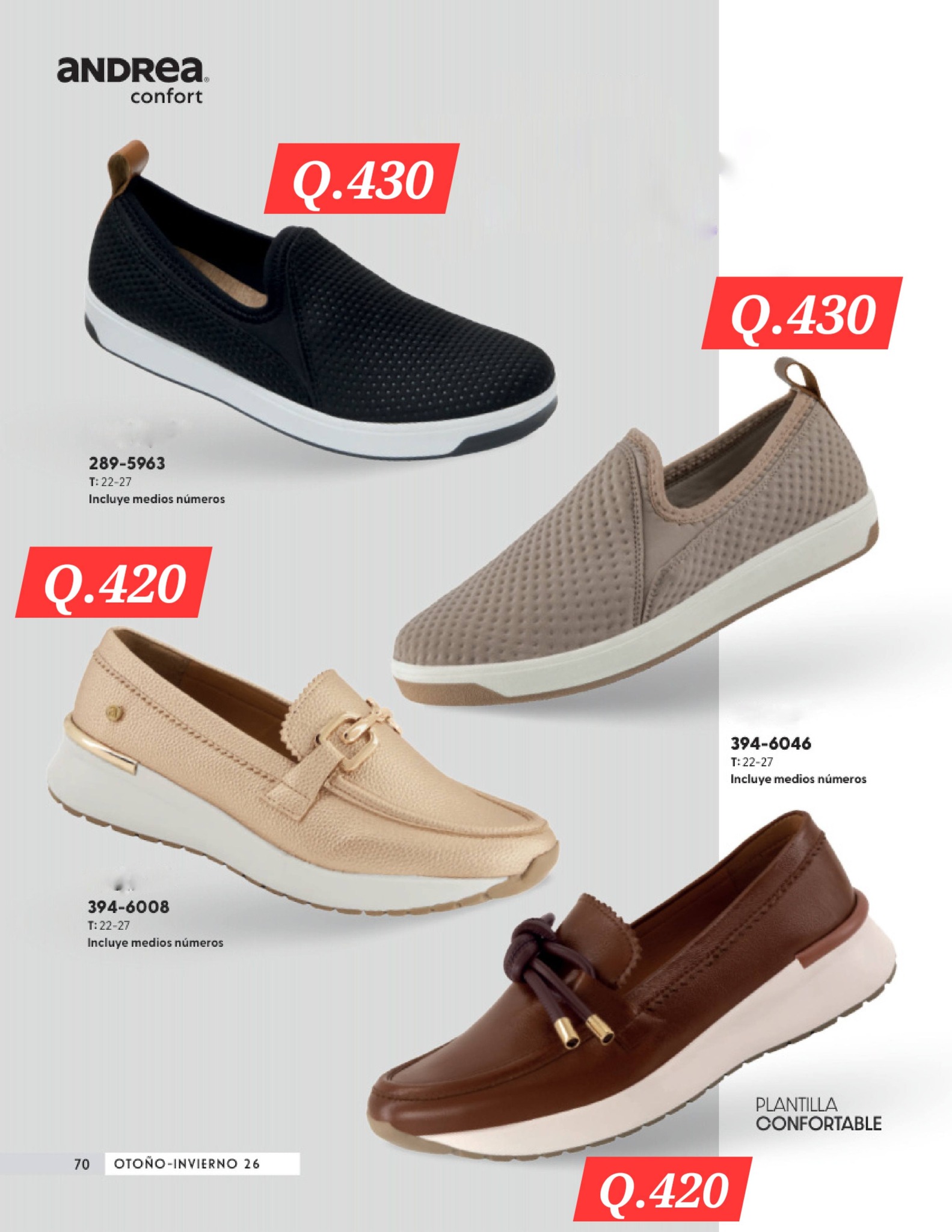 Impo CLZ Facebook ad: Calzado casual para Dama