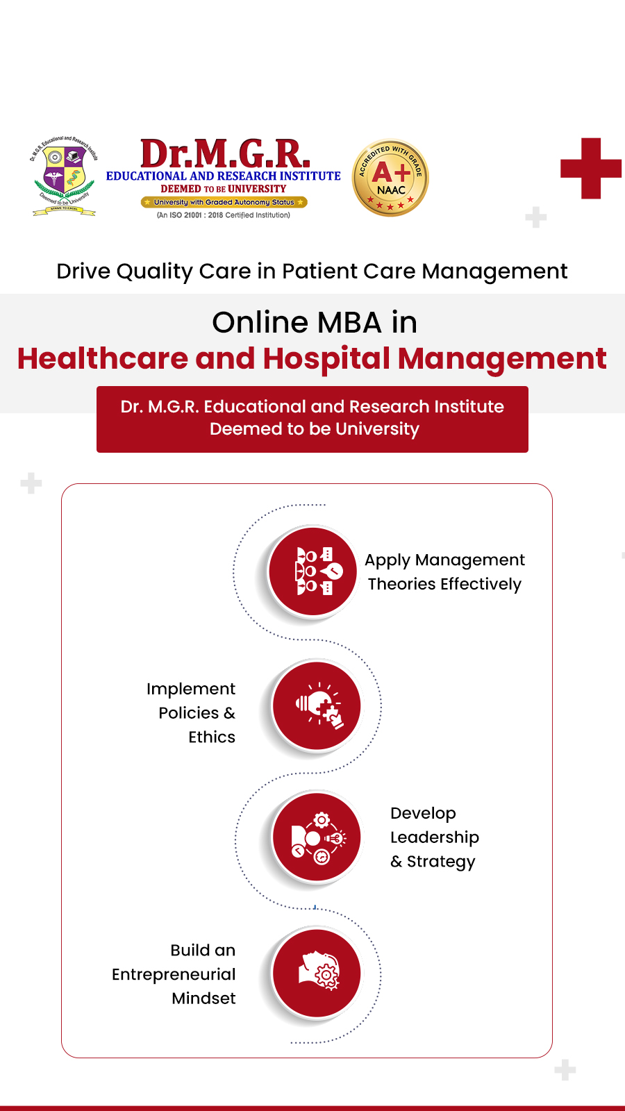Dr. MGR University Online Programs Facebook ad