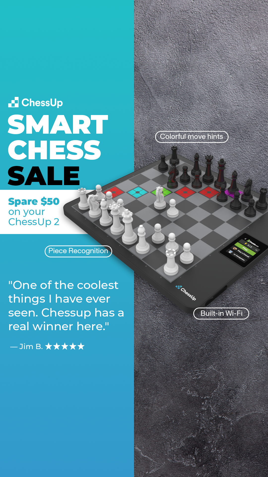 ChessUp Facebook ad