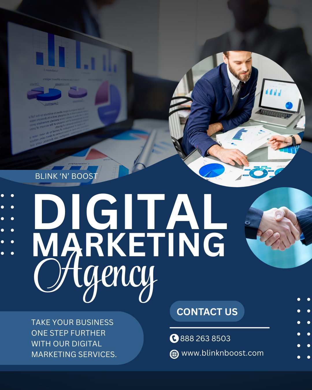 Blink'N'Boost Facebook ad: Digital Marketing Agency That Delivers Results