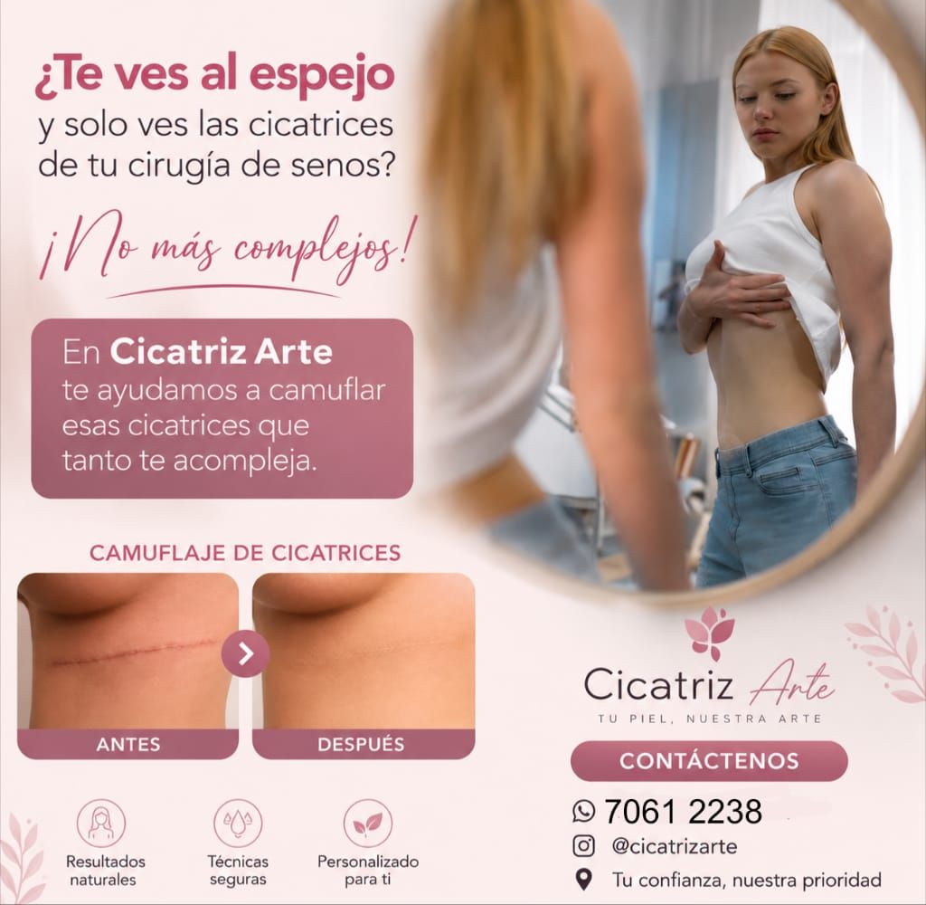 Cicatriz ARTE Micropigmentación Facebook ad: ¿Te miras al espejo y las cicatrices de…