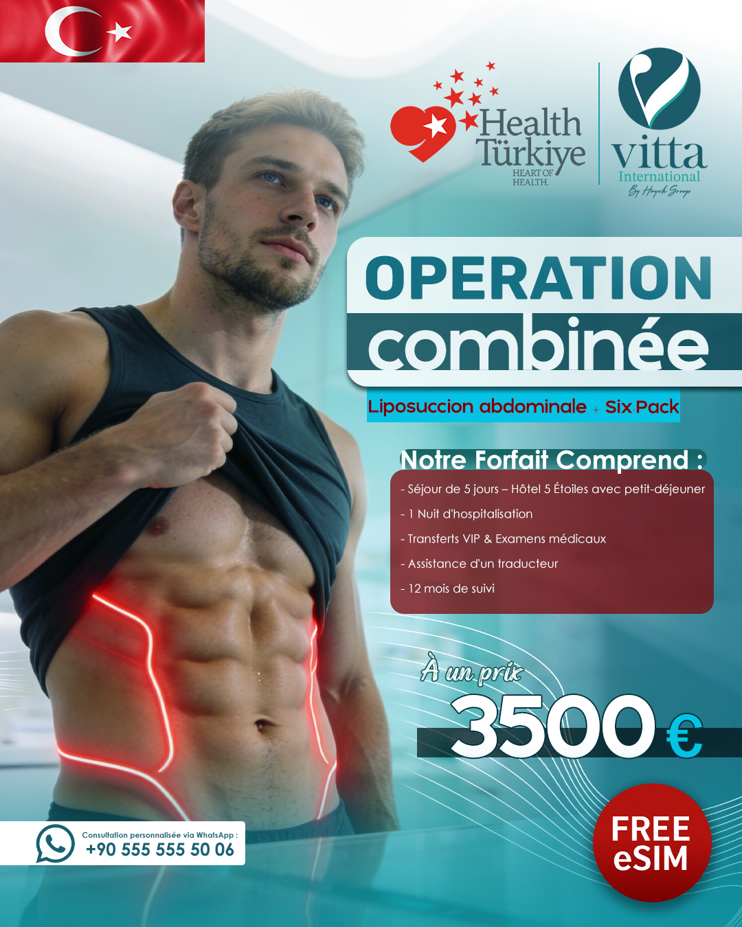 Vitta International Francophone Facebook ad: Sculptez l’Abdomen dont vous avez Toujours Rêvé
