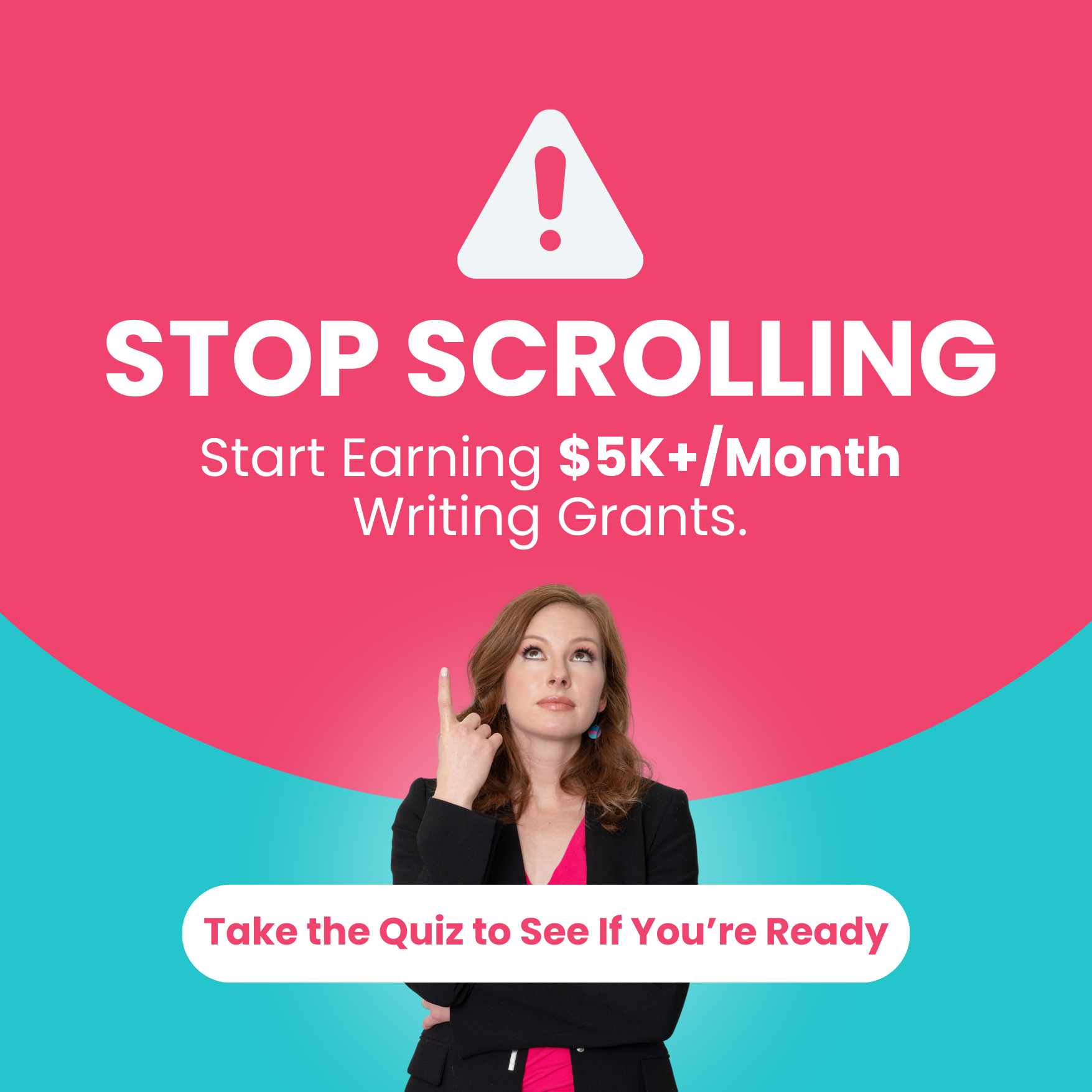 Learn Grant Writing Facebook ad: Make $5K+/Month With a Grant Writing Side Hustle (No…