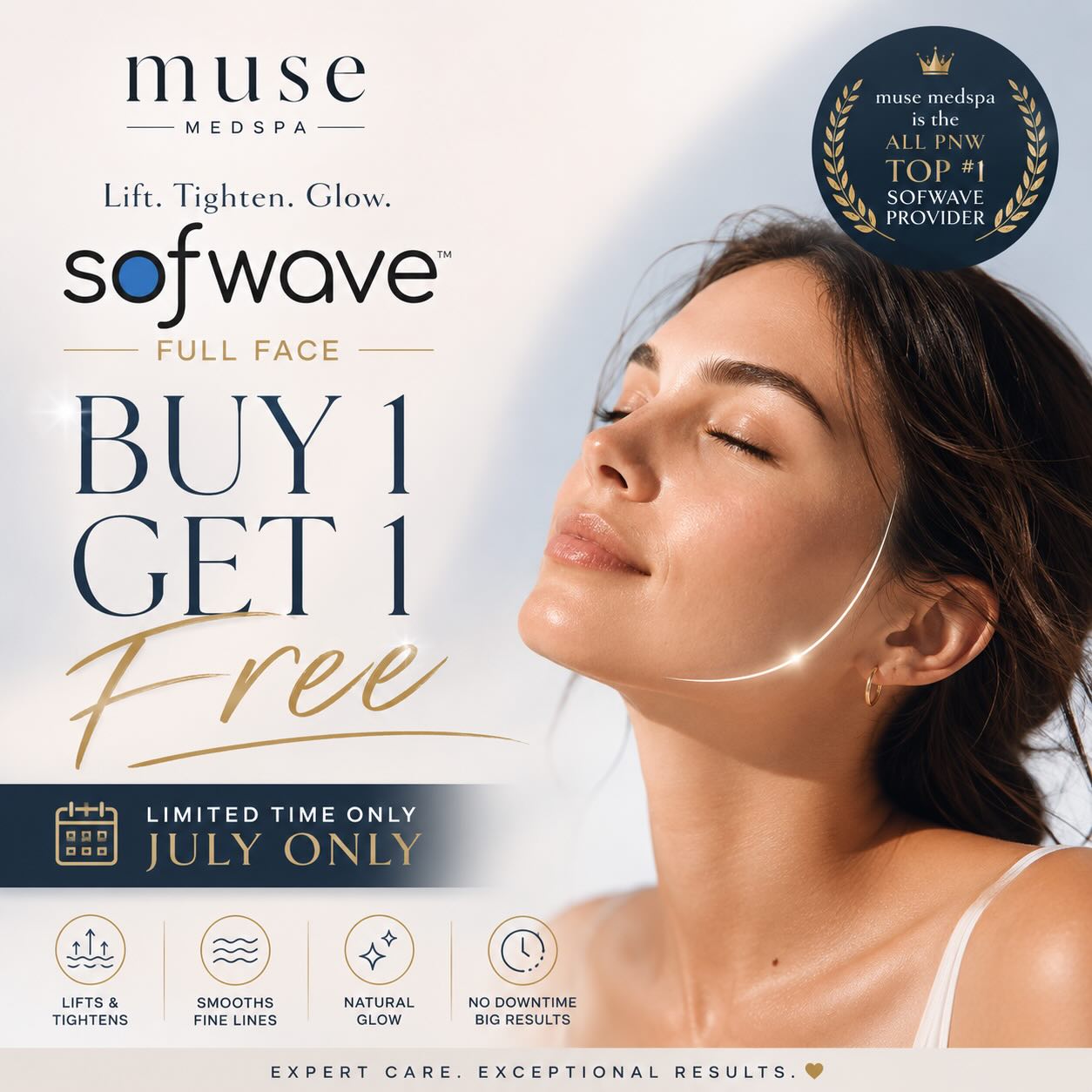 muse_medspa Facebook ad: FOR THE FIRST TIME EVER