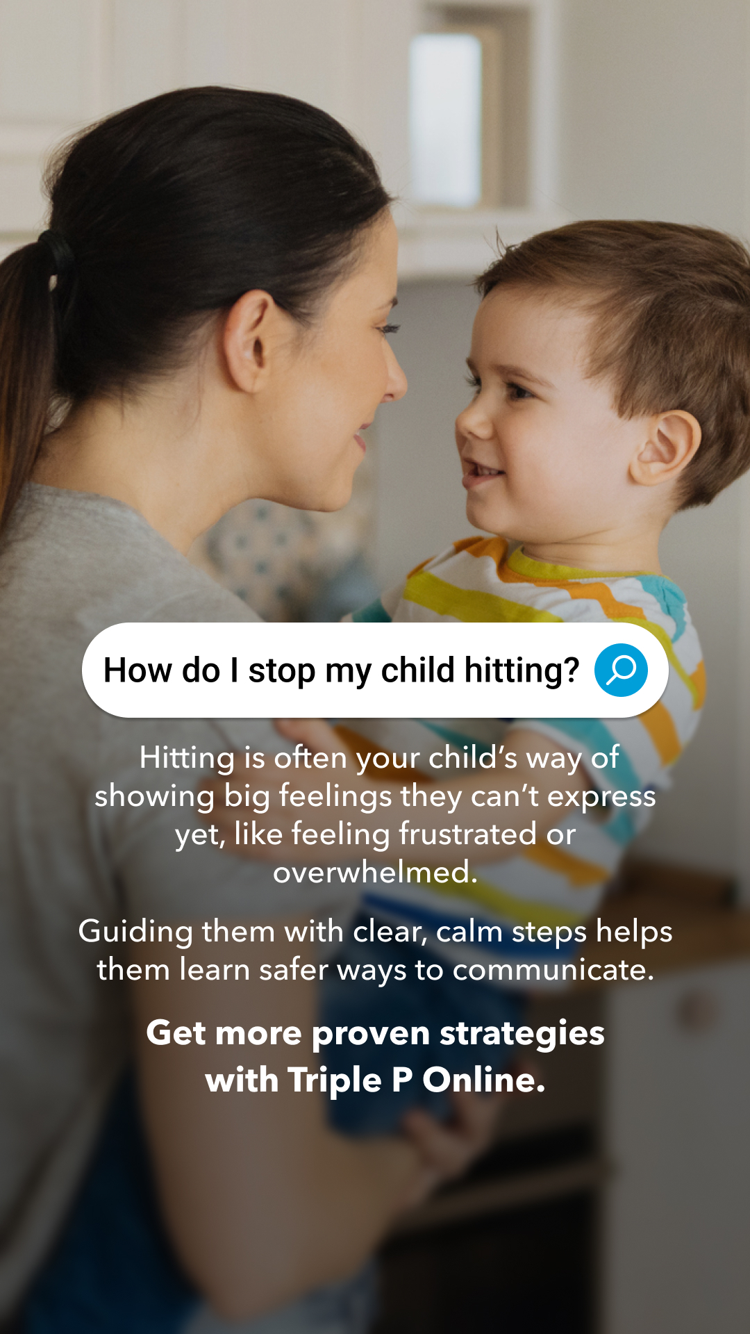 Triple P - Positive Parenting Program Facebook ad