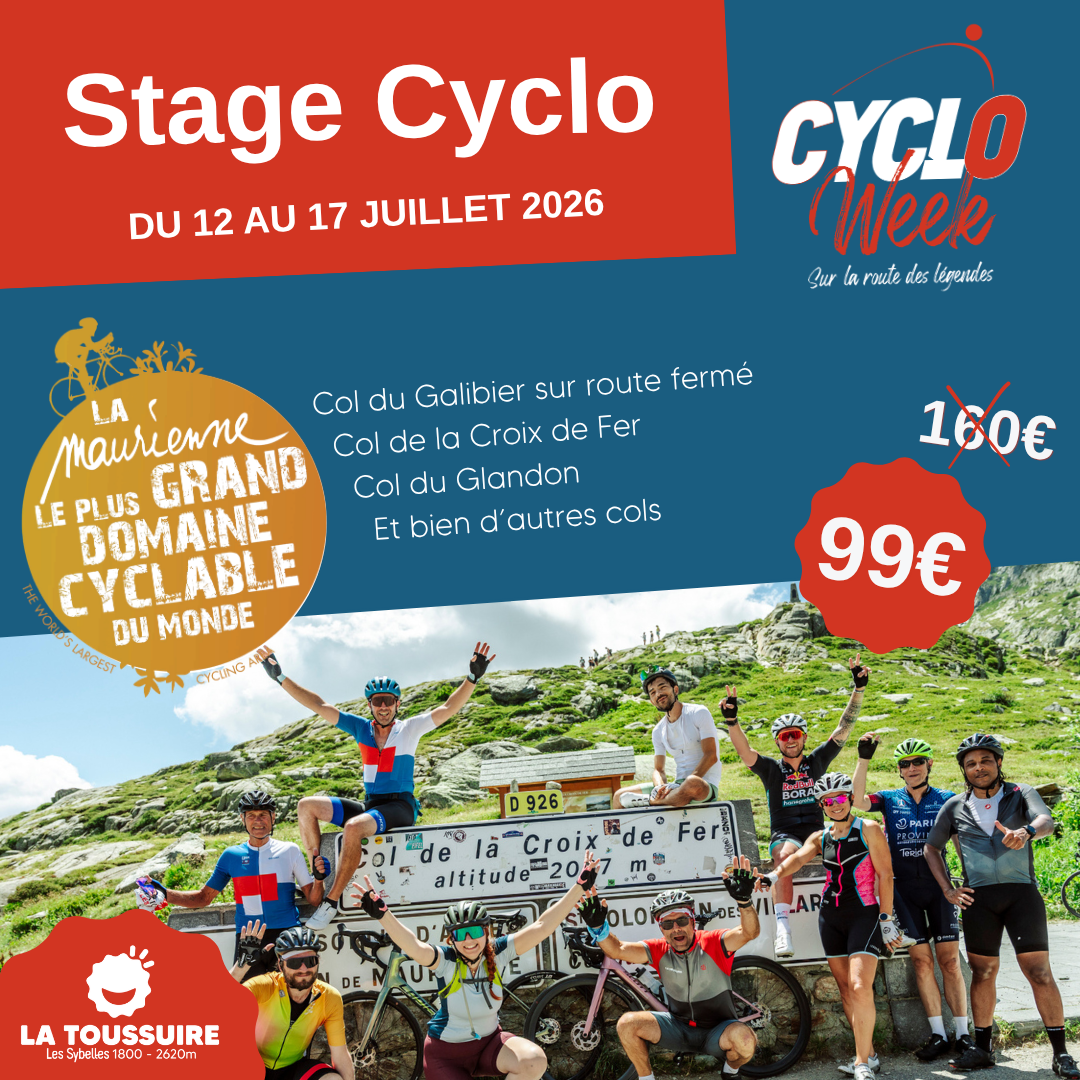 La Toussuire - Les Sybelles Facebook ad: Vous êtes fan de cyclisme, toujours à la…