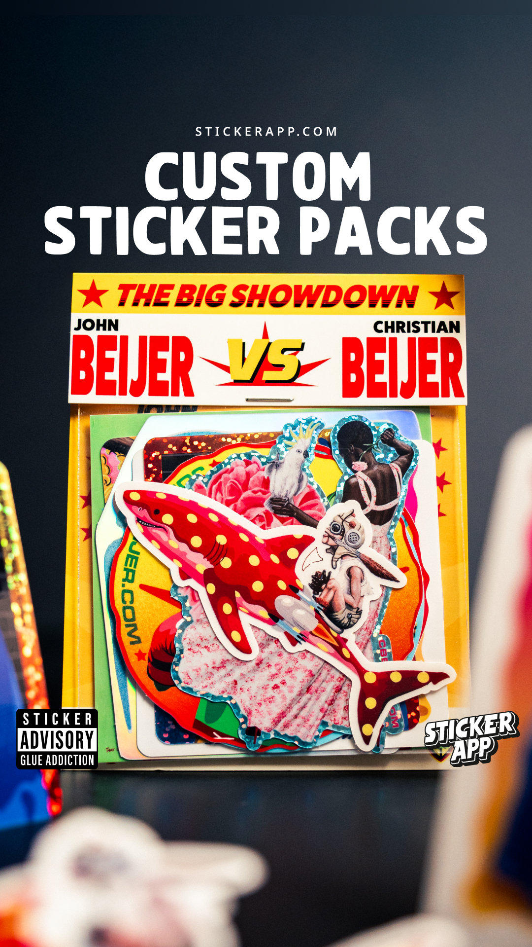 StickerApp Facebook ad