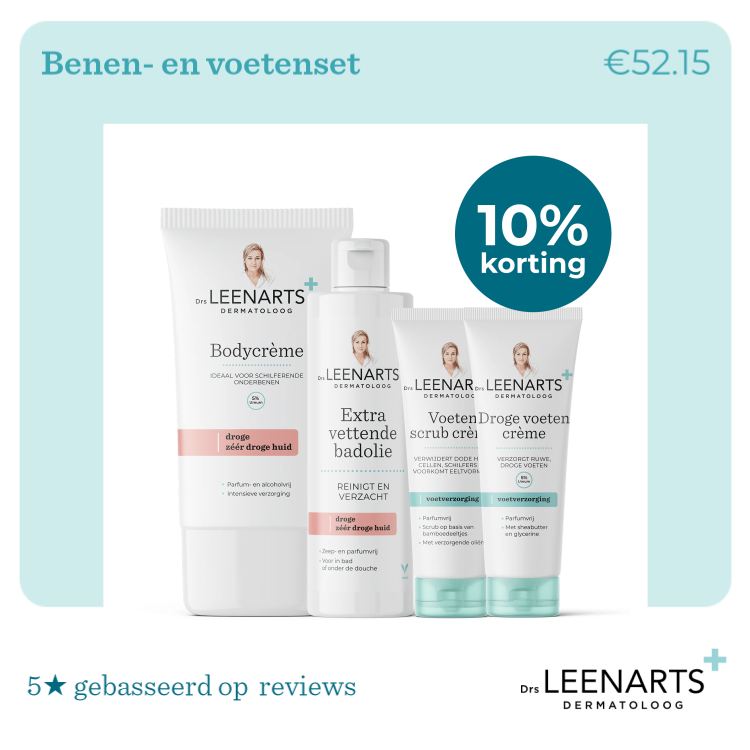 Drs Leenarts Dermatoloog Facebook ad: Bij Drs Leenarts draait alles om doeltreffende producten…