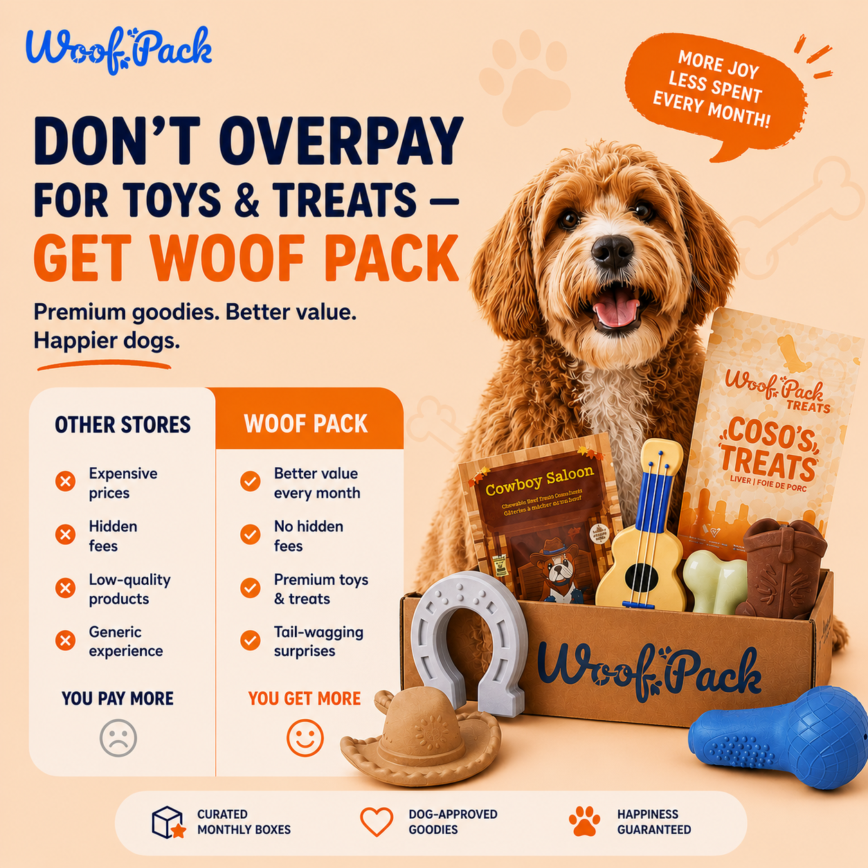 Woof Pack Facebook ad