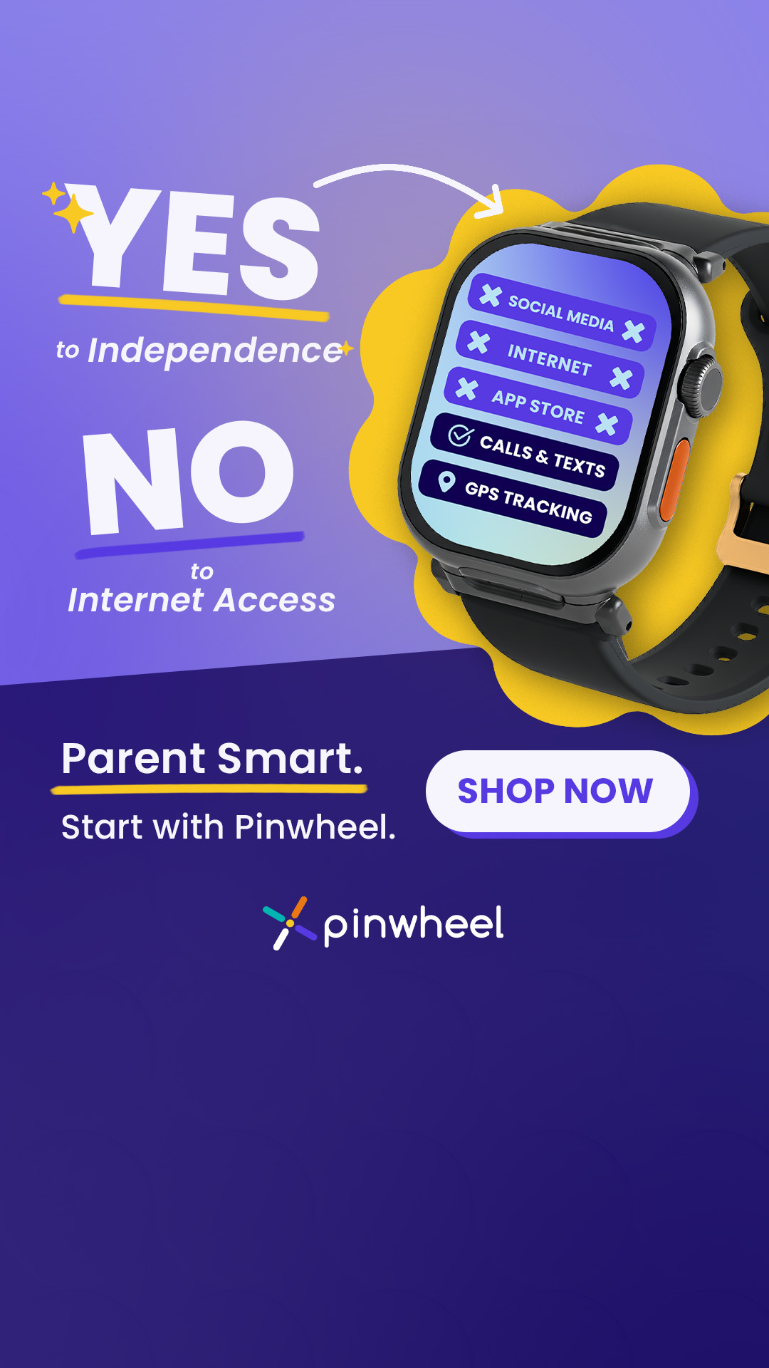 Pinwheel.com Facebook ad