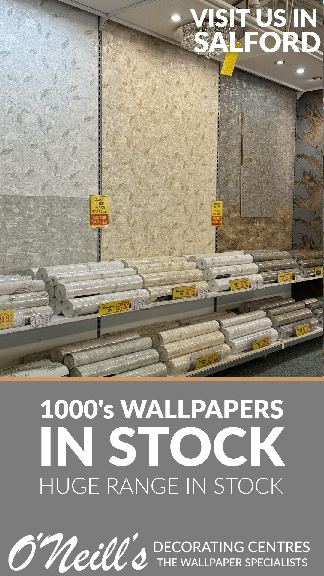 O'Neills Decorating Centres Facebook ad