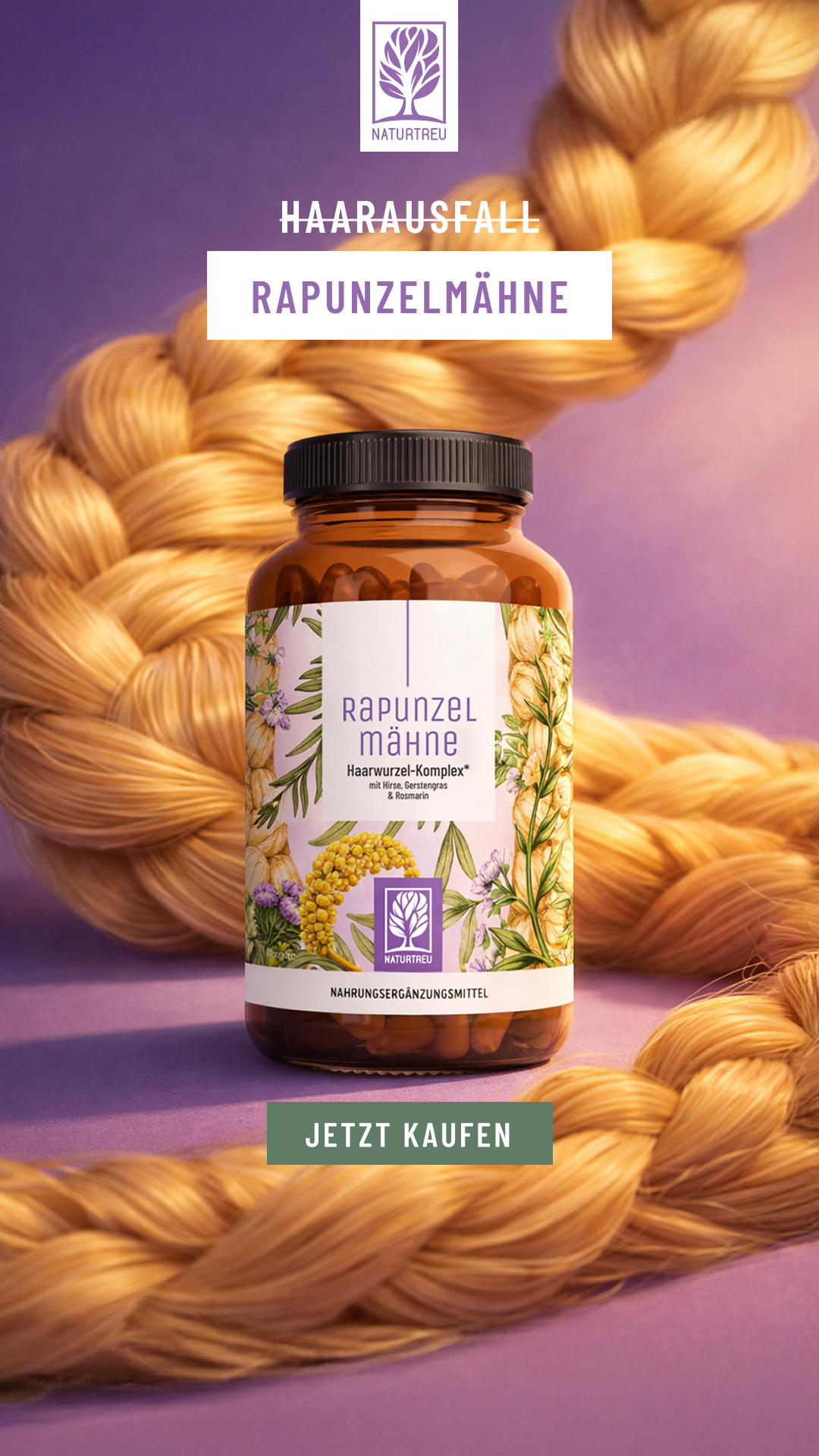 Naturtreu - Hochdosierte Vitamine und Mineralien Facebook ad