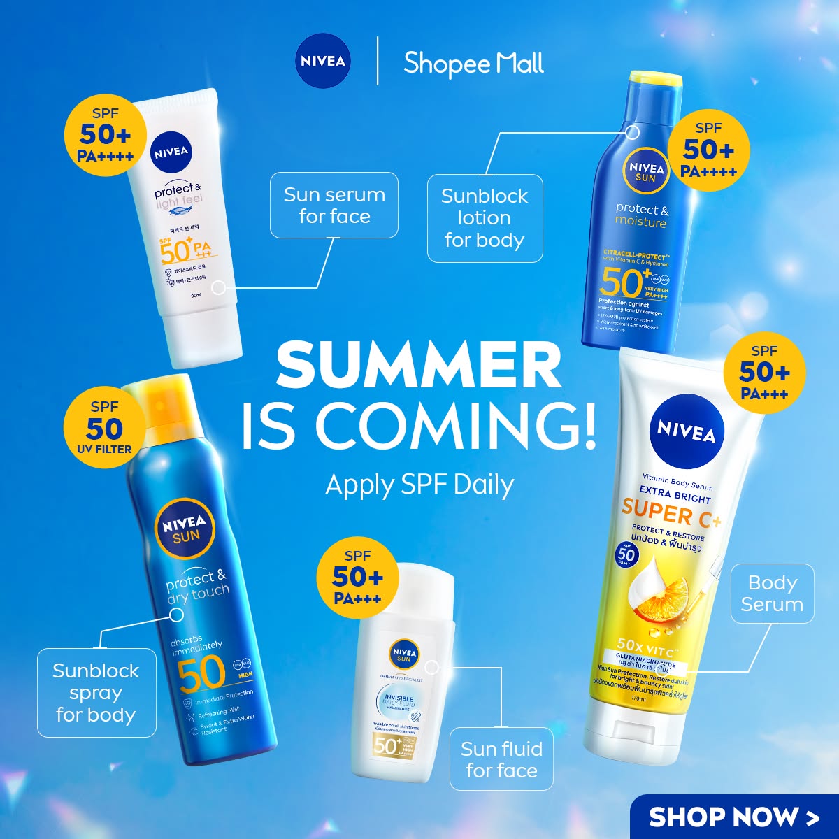 NIVEA Facebook ad