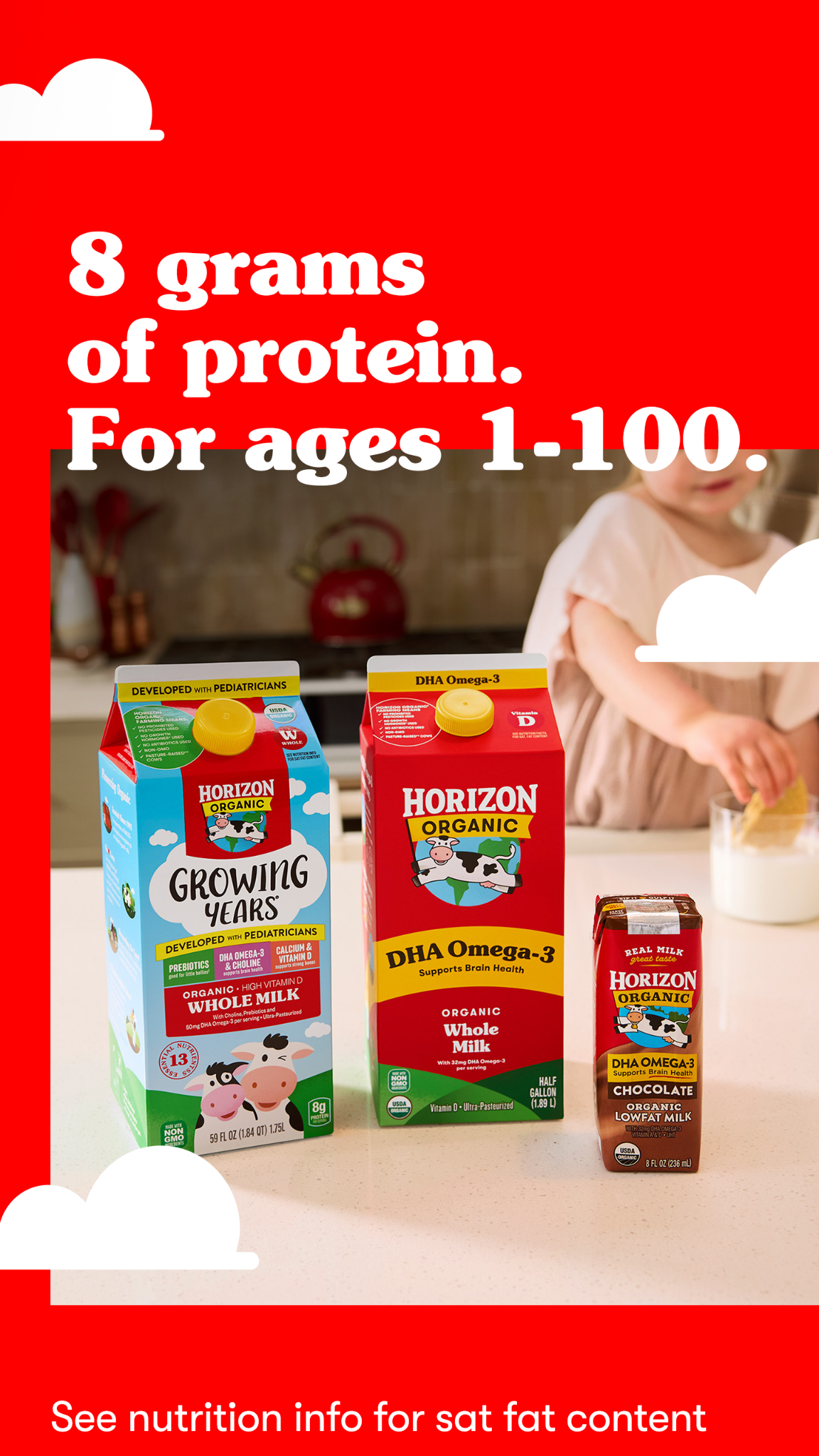 Horizon Organic Facebook ad from Feb 16, 2026