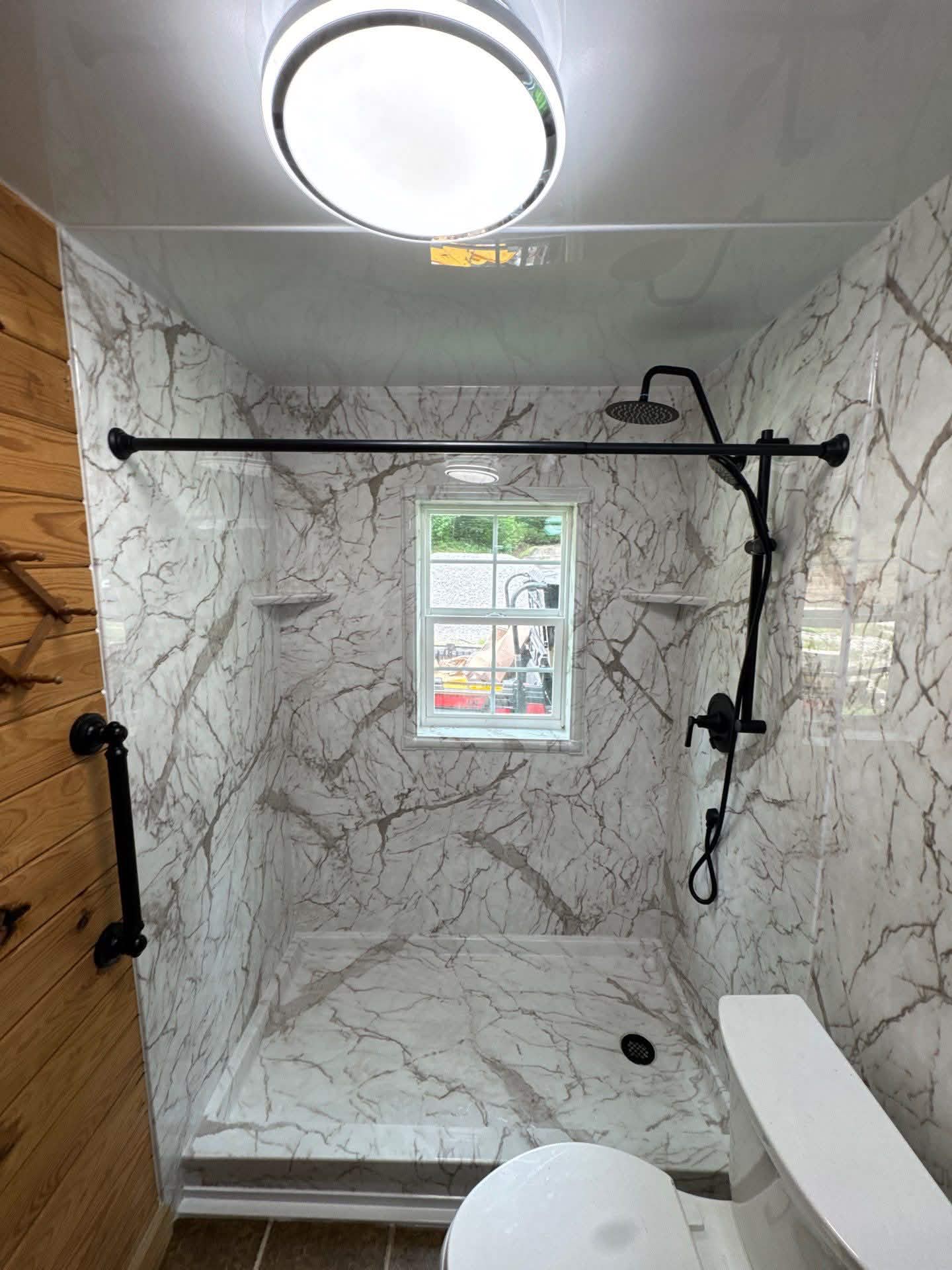 Otterly Baths - Cincinnati/Dayton Facebook ad: Another beautiful shower/bathroom remodel…