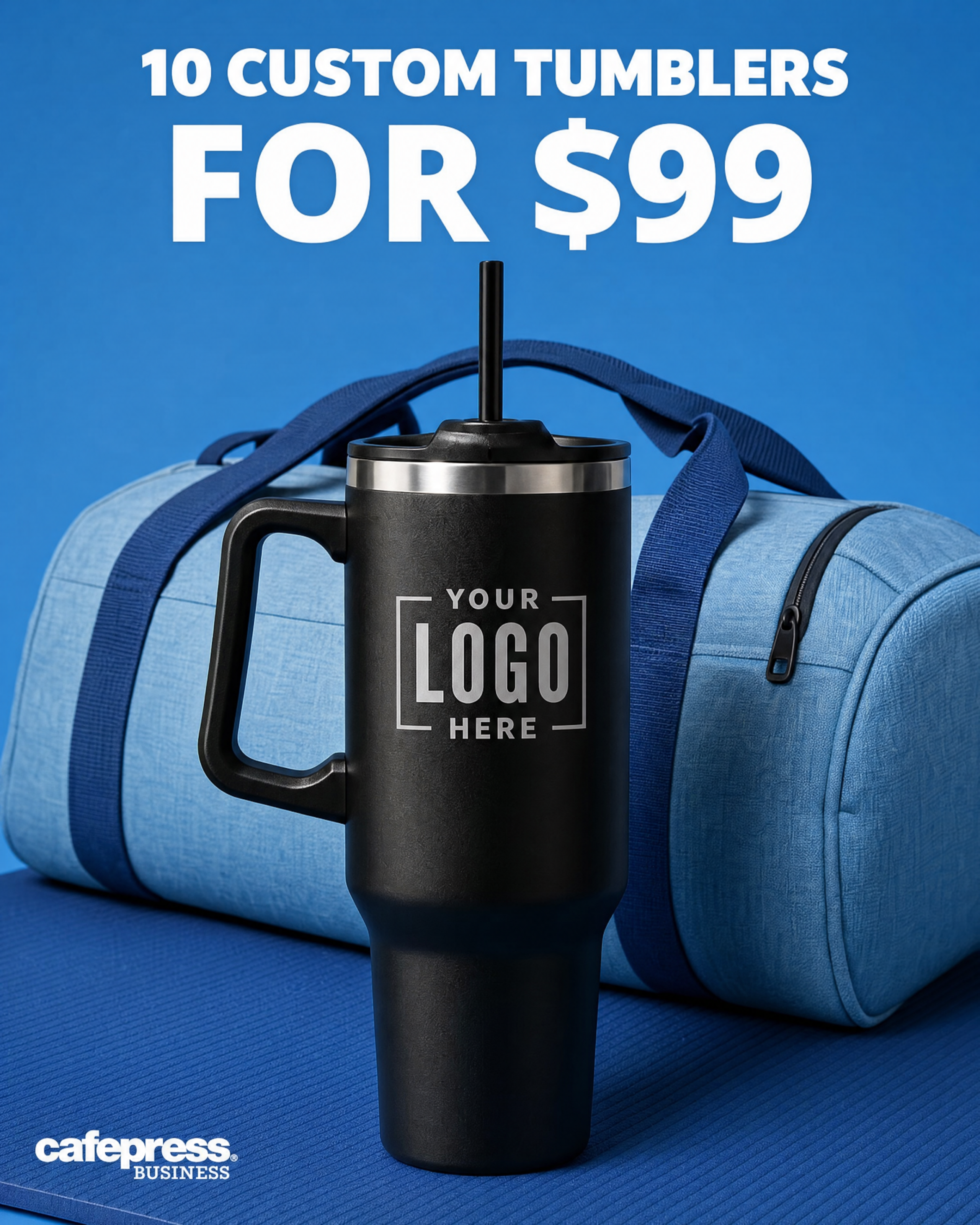 CafePress Facebook ad: 40oz Insulated Tumblers