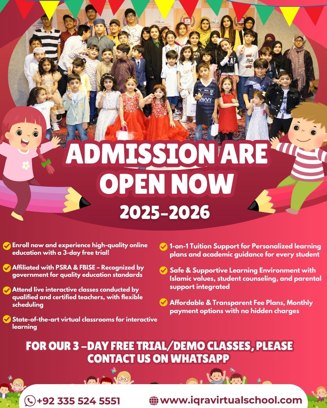 IQRA Virtual School Facebook ad