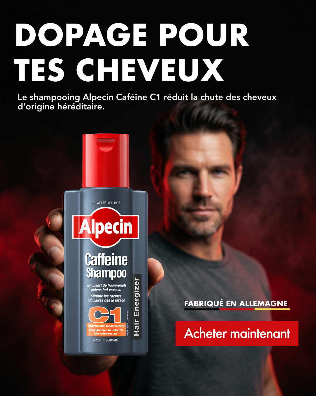 Alpecin Facebook ad