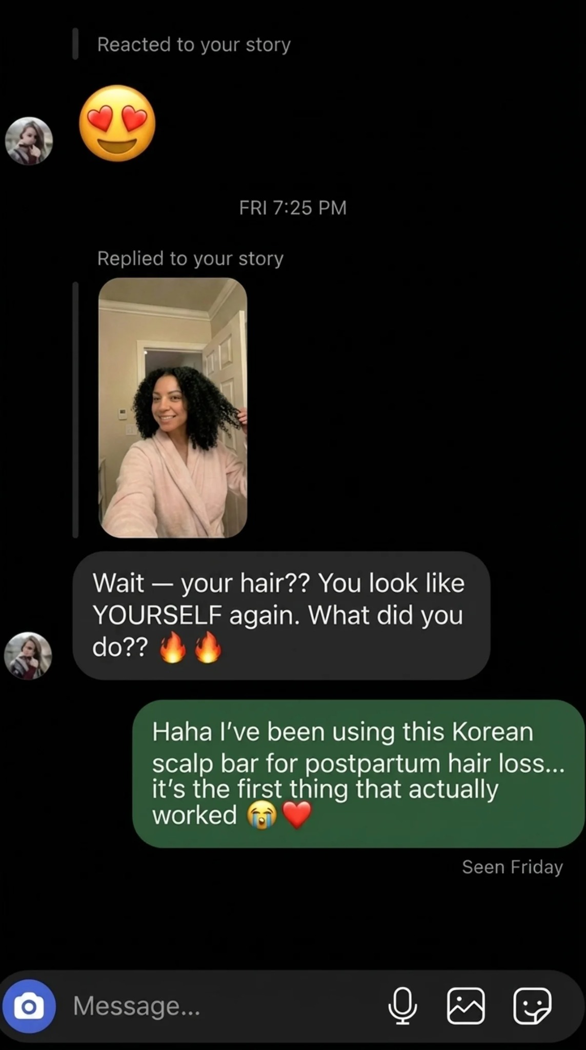 The Hair Wellness Lab Facebook ad
