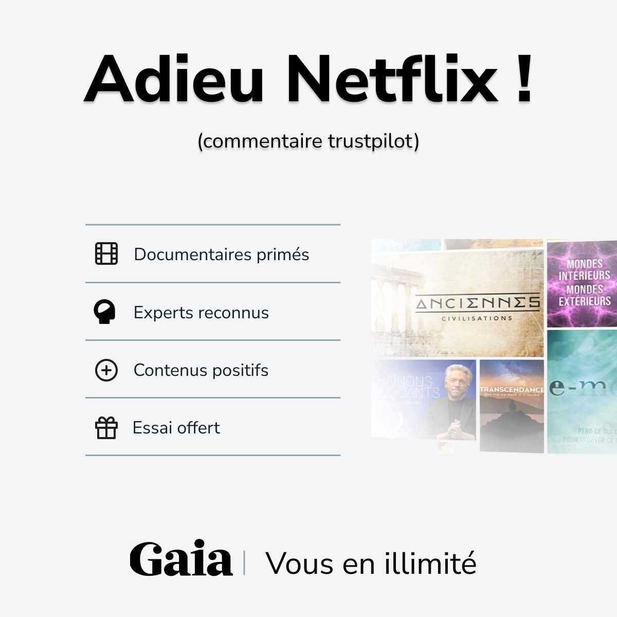 Nous Sommes Gaia Facebook ad