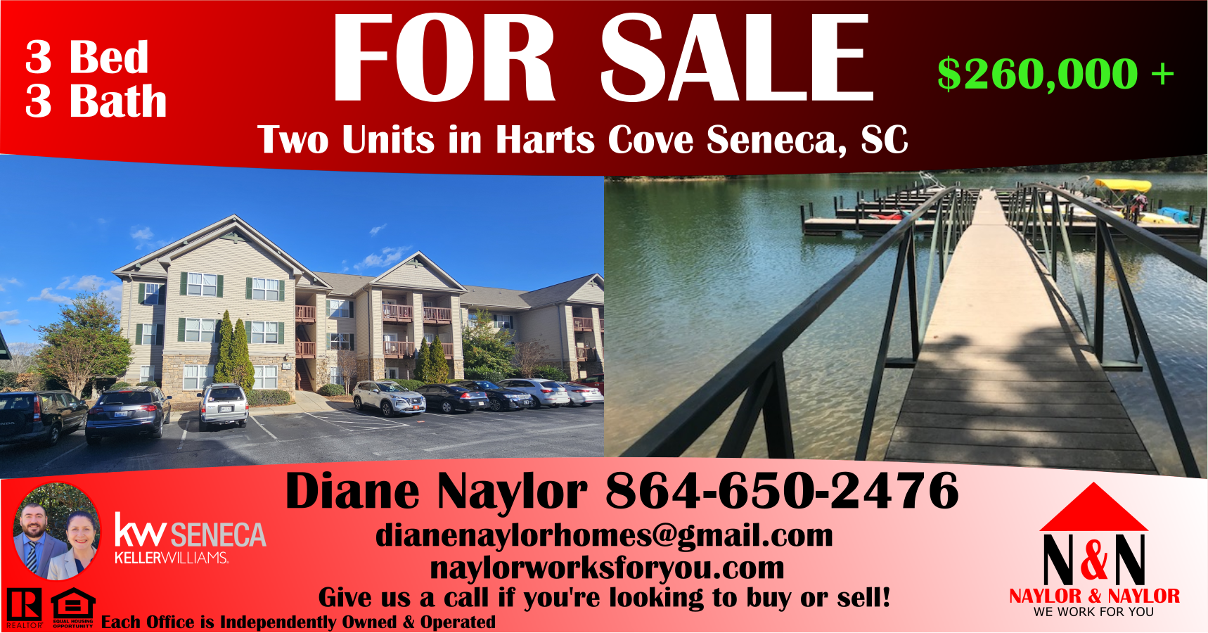 Naylor & Naylor Team of KW Seneca Facebook ad from Jun 19, 2026