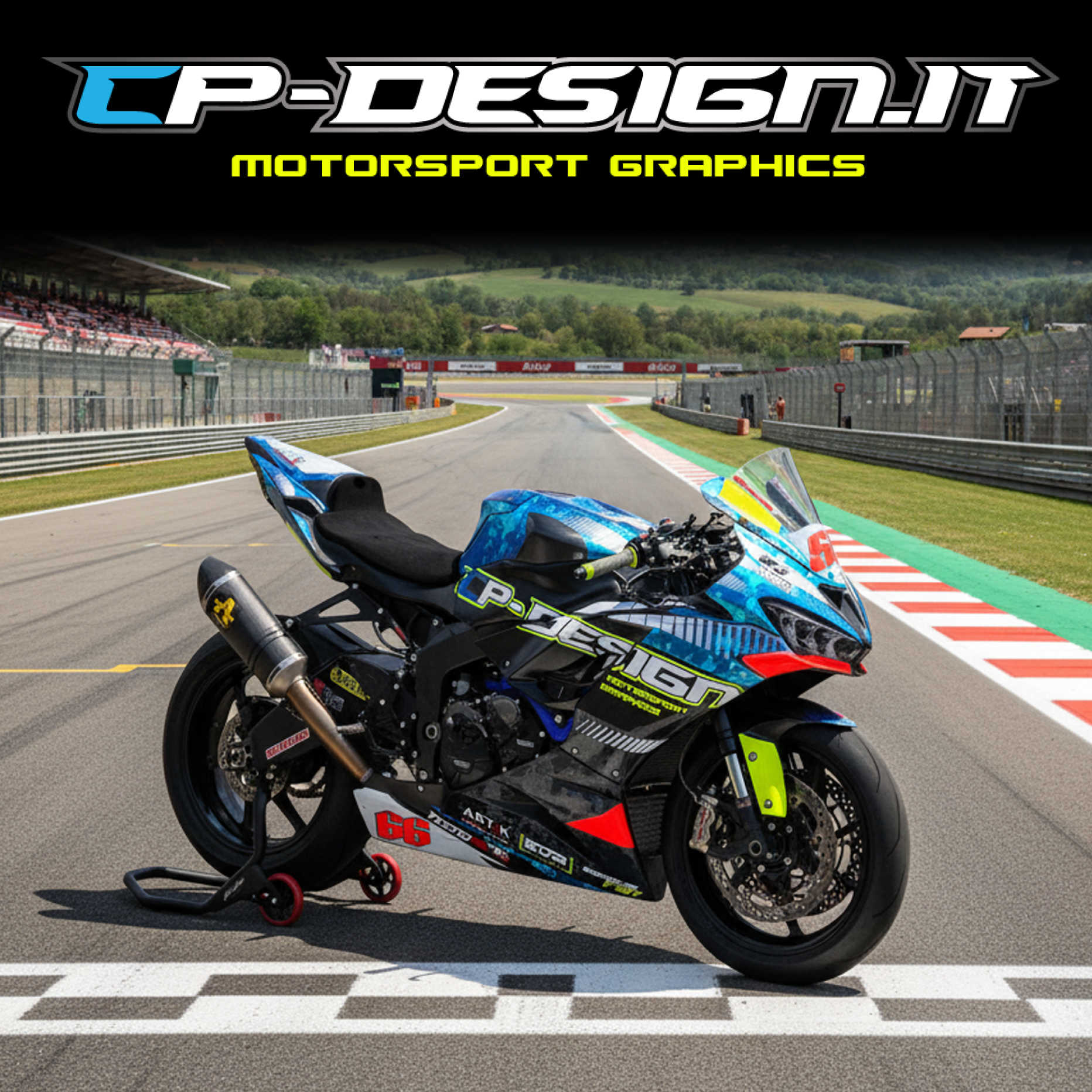 Cpdesign Motorsport Graphics Facebook ad: Give your bike an exclusive, detail-perfect style