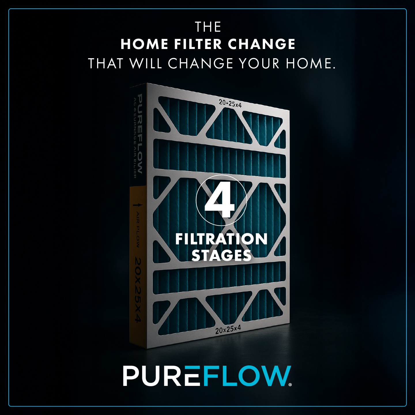 PureFlow Air Facebook ad from Jan 21, 2026