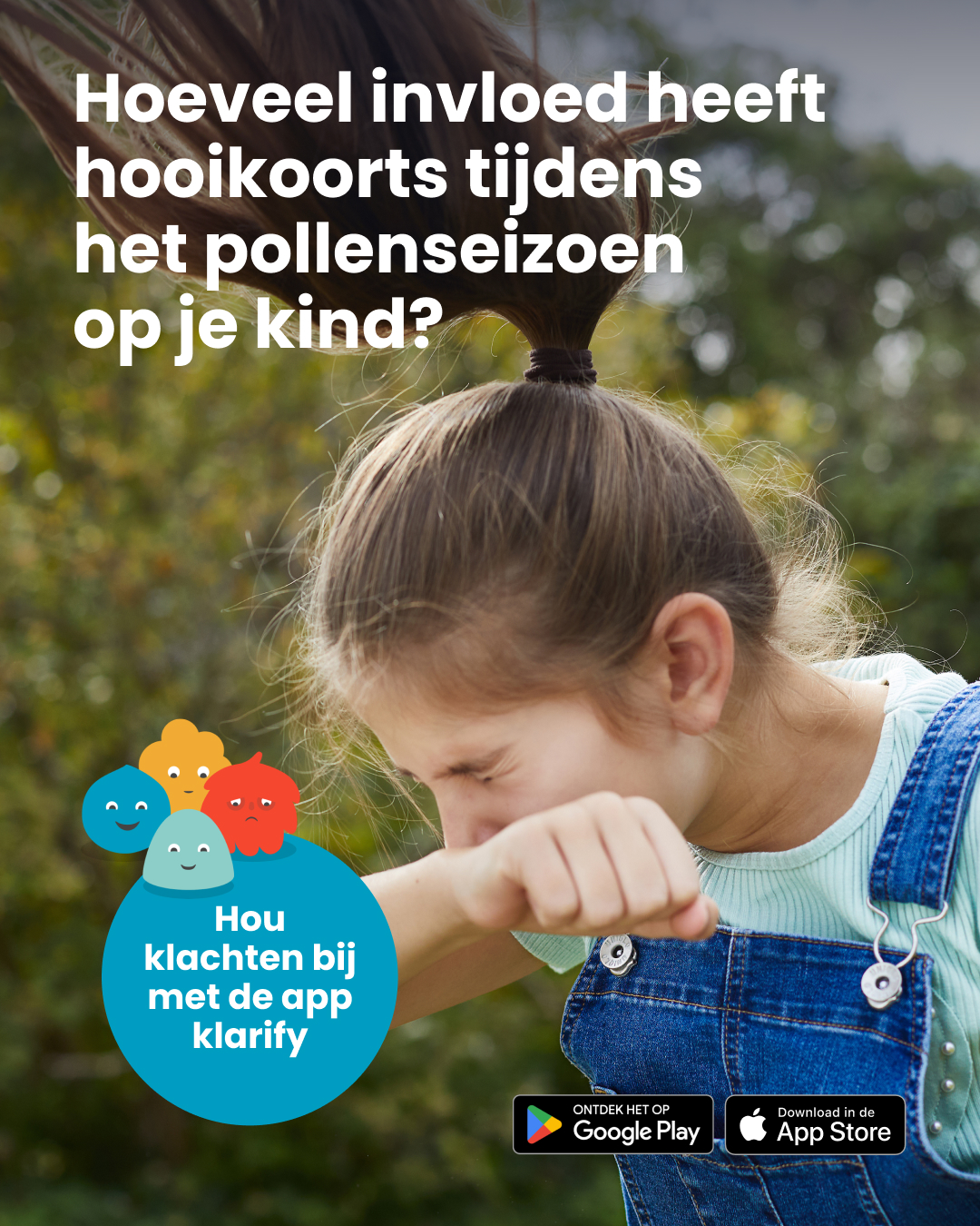 Alles over allergie Facebook ad: Pollen- en allergie-app klarify